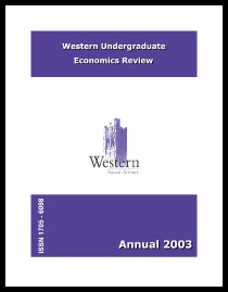 Western Undergraduate Economics Review 2003