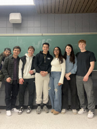 group of WES students